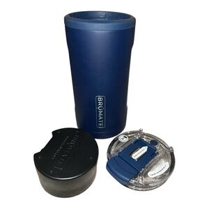 Hopsulator Trio Matte Navy Blue 12/16oz Standard Cans